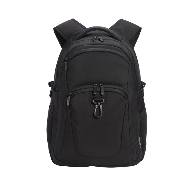 Amazon Basics Zaino Laptop 15,6 Pollici Nero Idrorepellente