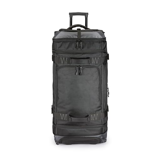 Amazon Basics Borsone con Ruote Medio 105L trolley nero