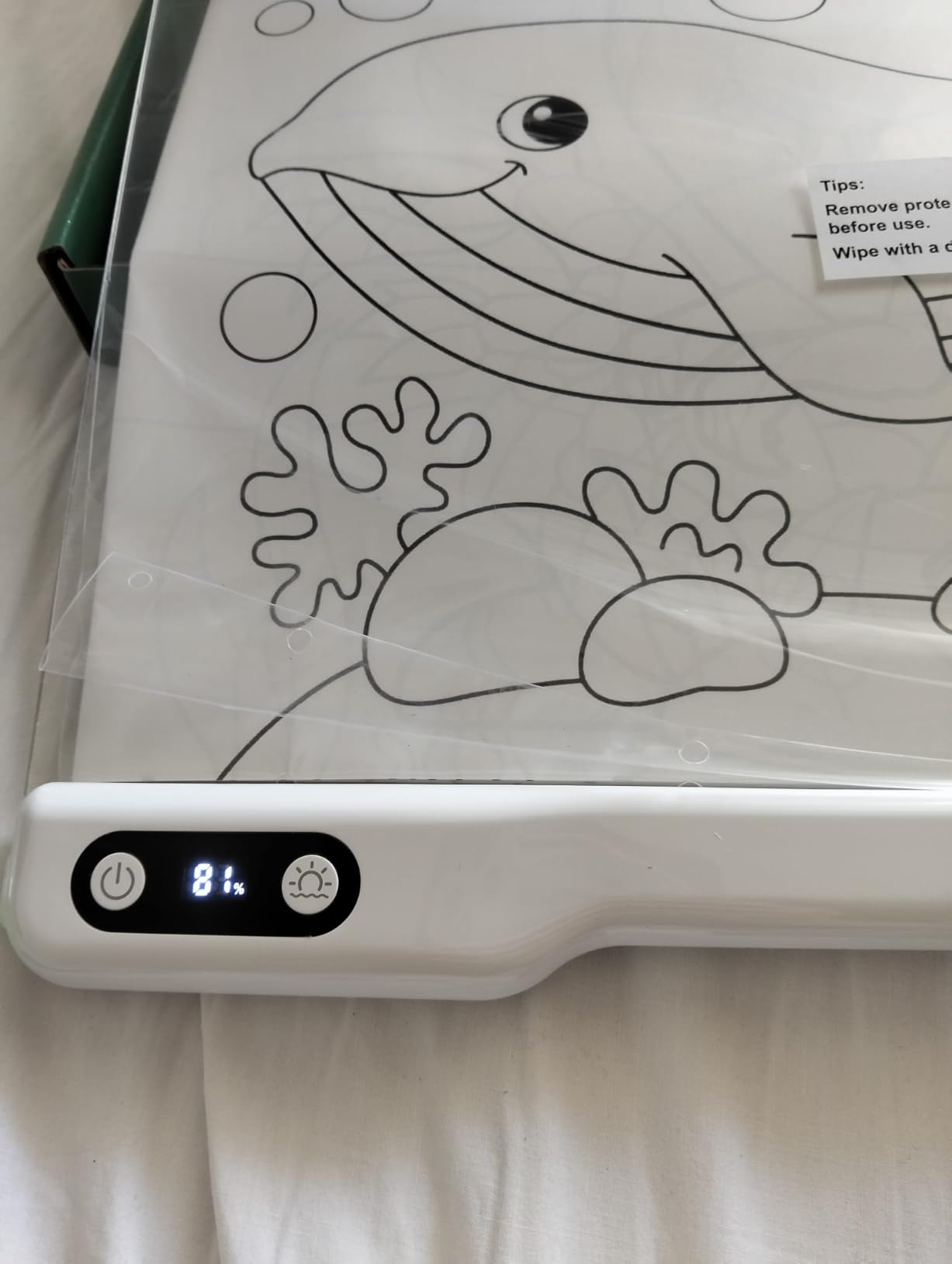 RealPlus Lavagna LED 41cm Ricaricabile 10 Modalità