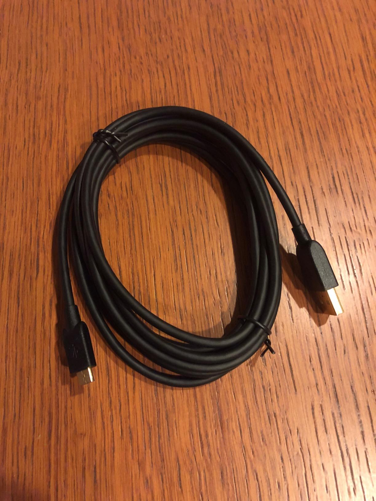 AmazonBasics Cavo USB 2.0 Micro USB 0,9m Nero Confezione da 1