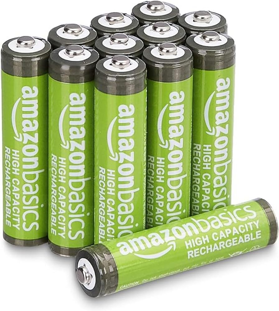 Amazon Basics Batterie Ricaricabili AA 2400mAh 16 Pezzi
