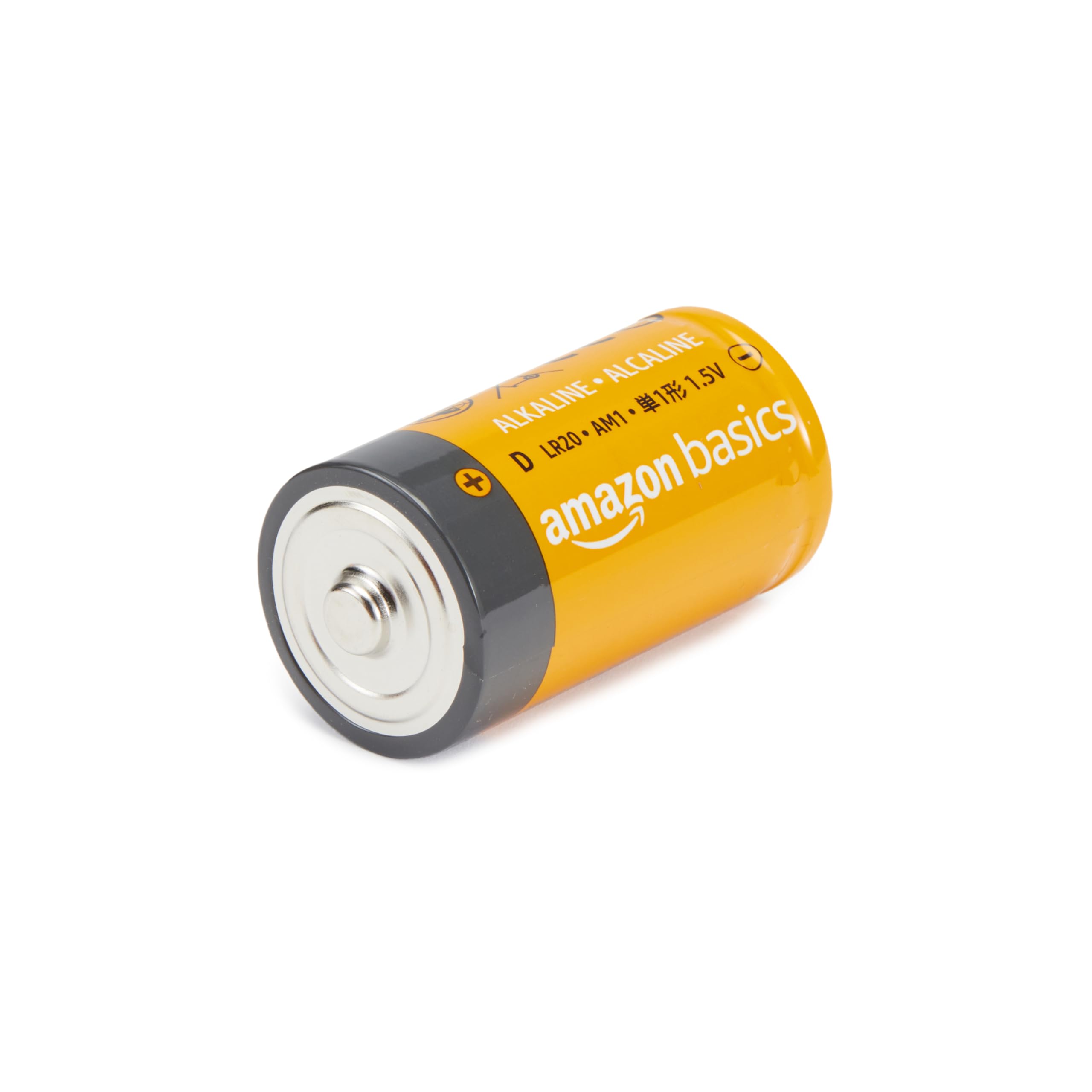 Amazon Basics batterie alcaline D 1,5V confezione 12 uso quotidiano