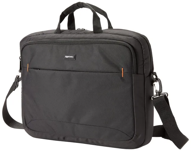 Amazon Basics borsa tracolla laptop 17,3 pollici 44 cm nero