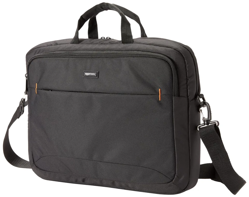 Amazon Basics borsa tracolla laptop 17,3 pollici 44 cm nero