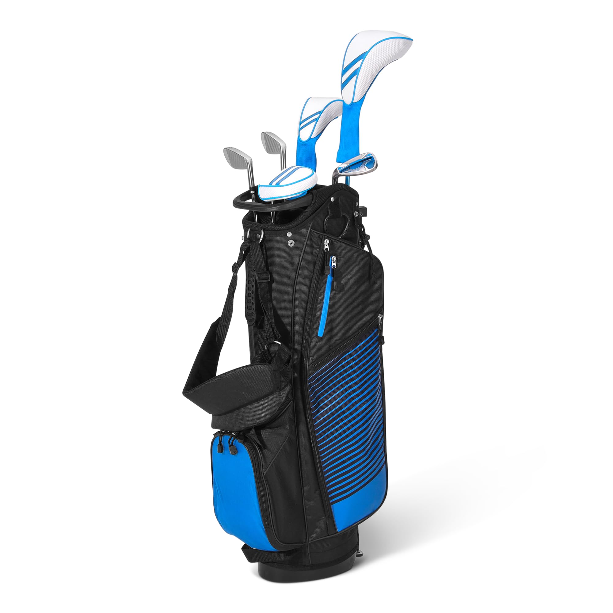 Amazon Basics set mazze da golf 6 pezzi rosa/nero con sacca