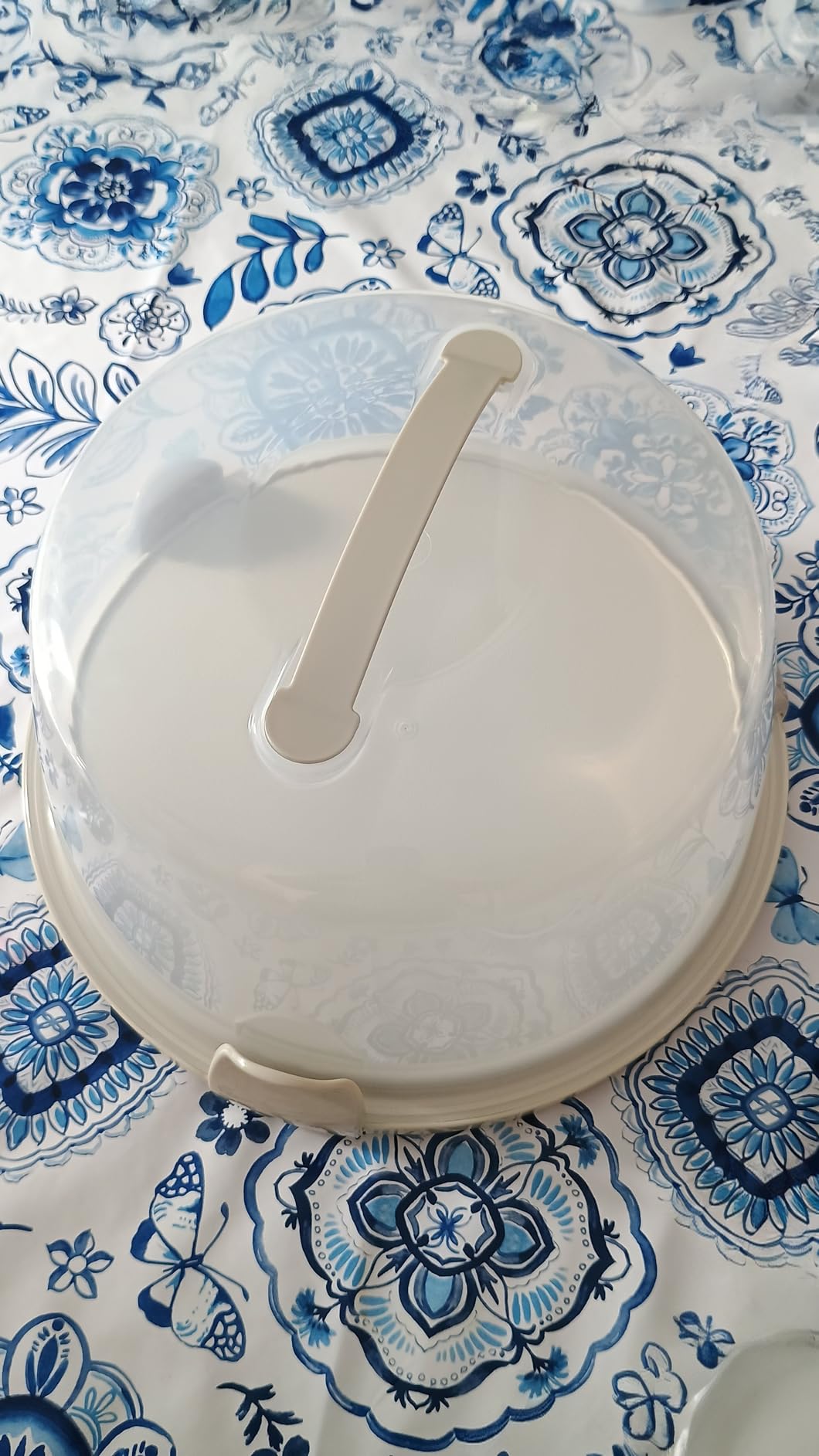 Amazon Basics Portatorta Rotondo 30 cm con Manico Senza BPA