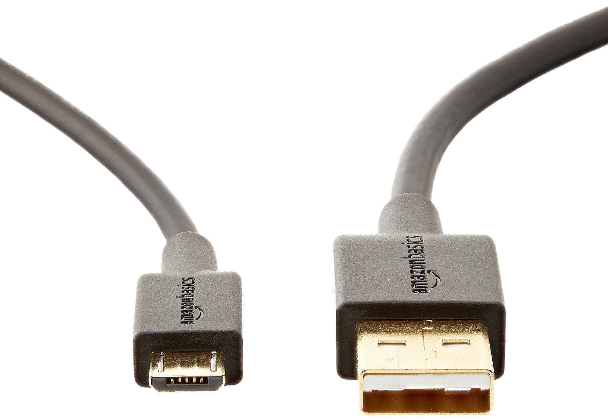 AmazonBasics Cavo USB 2.0 Micro USB 0,9m Nero Confezione da 1