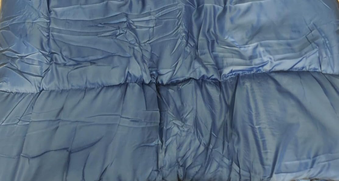 Amazon Basics sacco a pelo 4 stagioni blu 190 cm