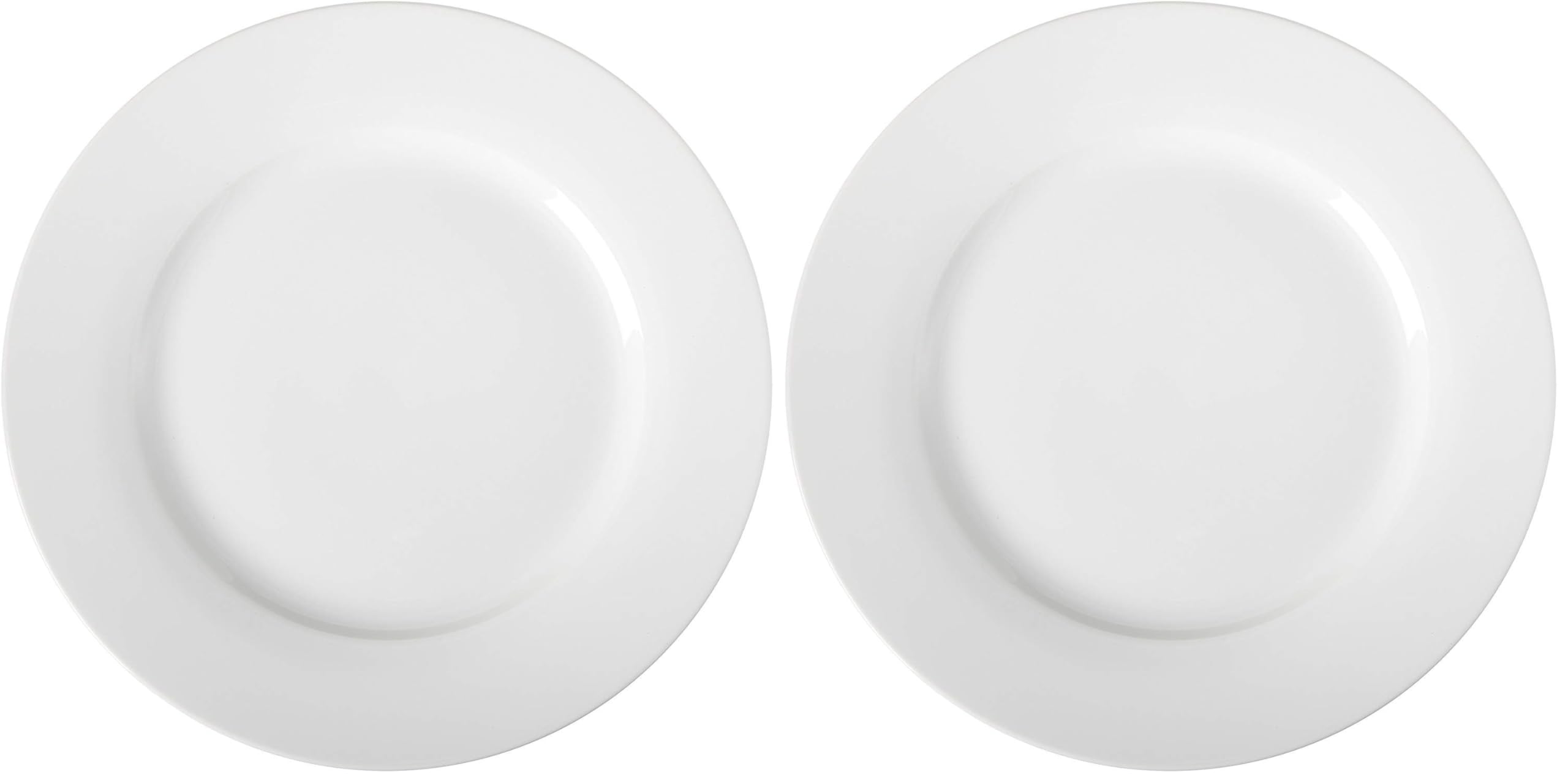 AmazonBasics Piatti Piani Porcellana 26,7 cm 6 Pezzi