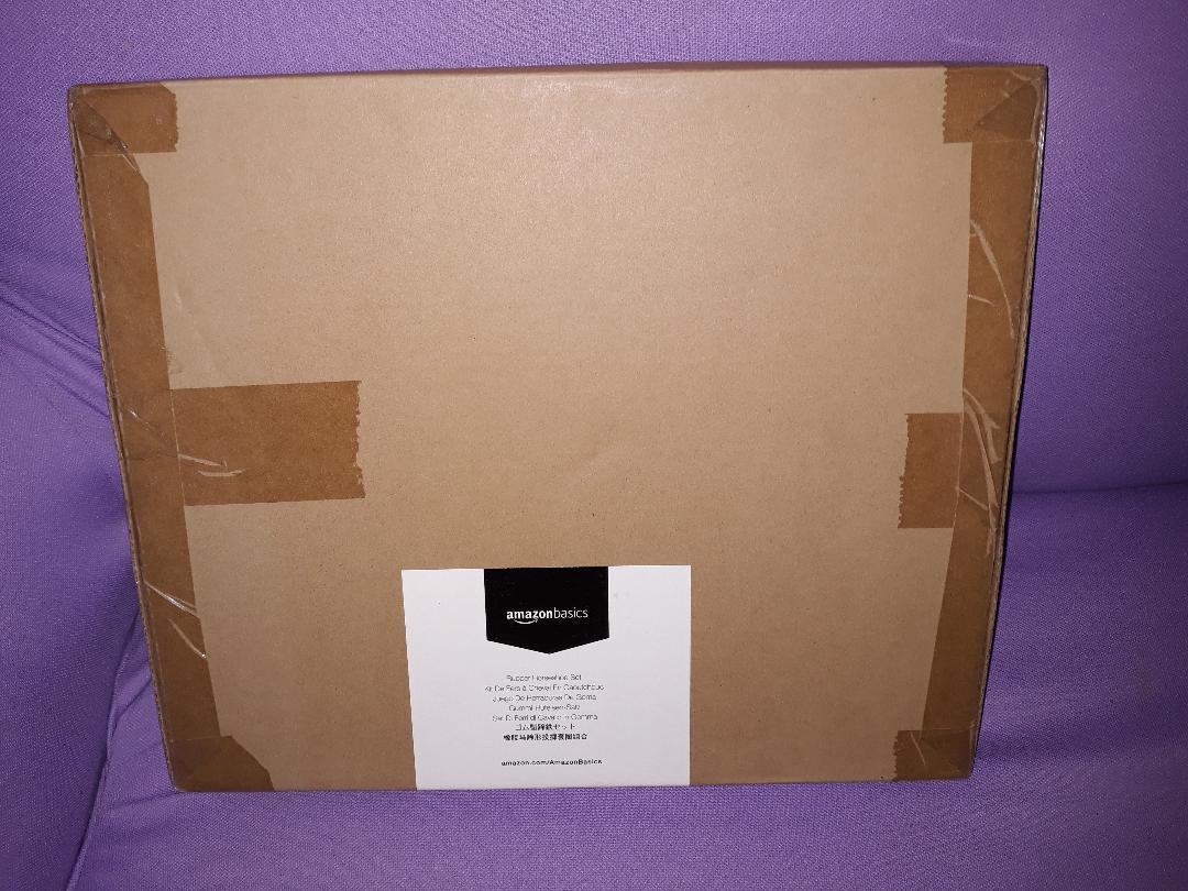 Amazon Basics set ferri di cavallo gomma 4 pezzi portatile