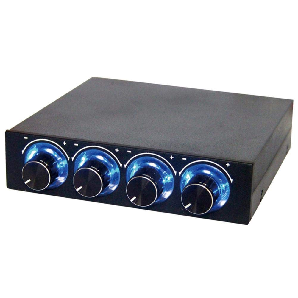 Elprico Controller Ventole PC 4 Canali LED Blu