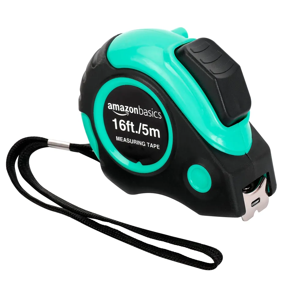 Amazon Basics metro a nastro 5 m turchese 1,9 cm