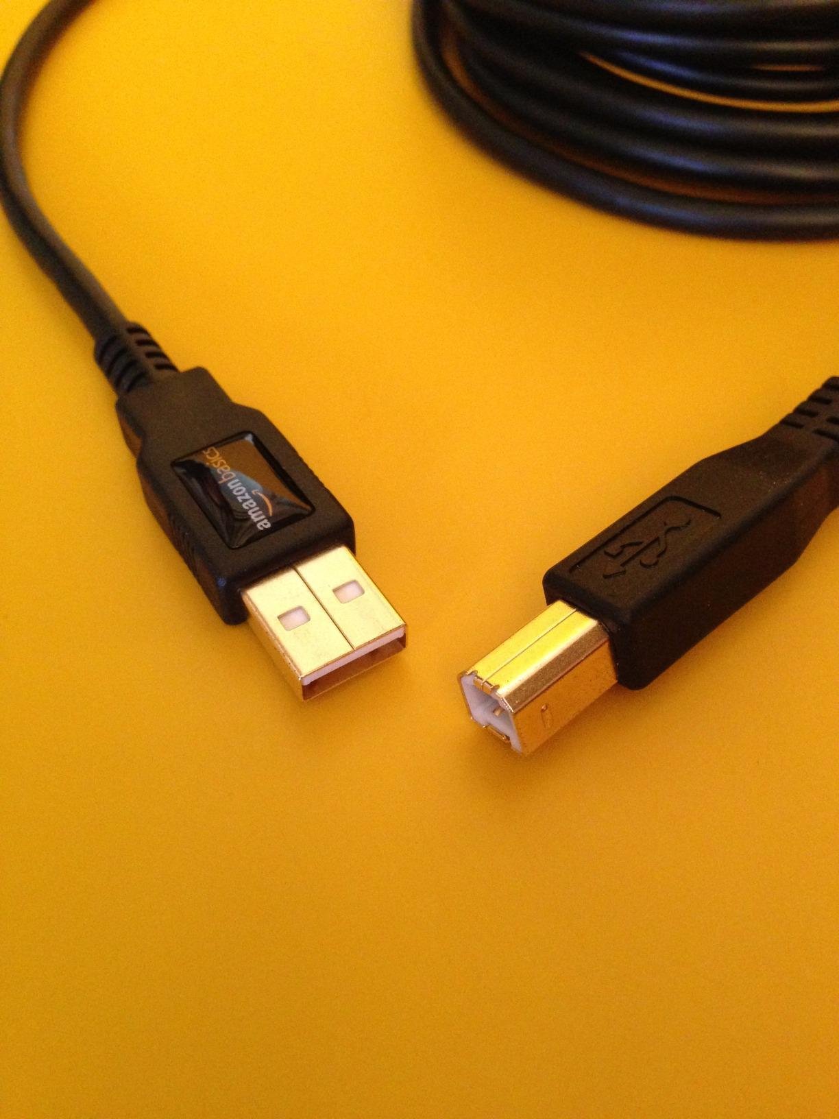 Amazon Basics cavo USB 2.0 A-B 4,8 m nero alta velocità