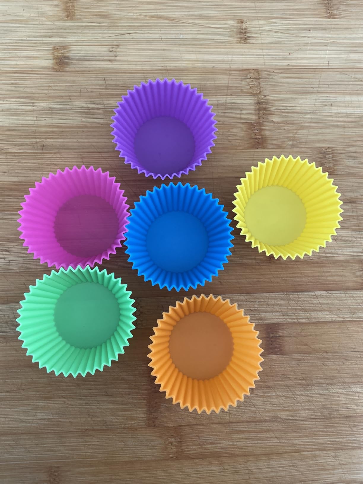 Amazon Basics pirottini in silicone 12 pezzi multicolore