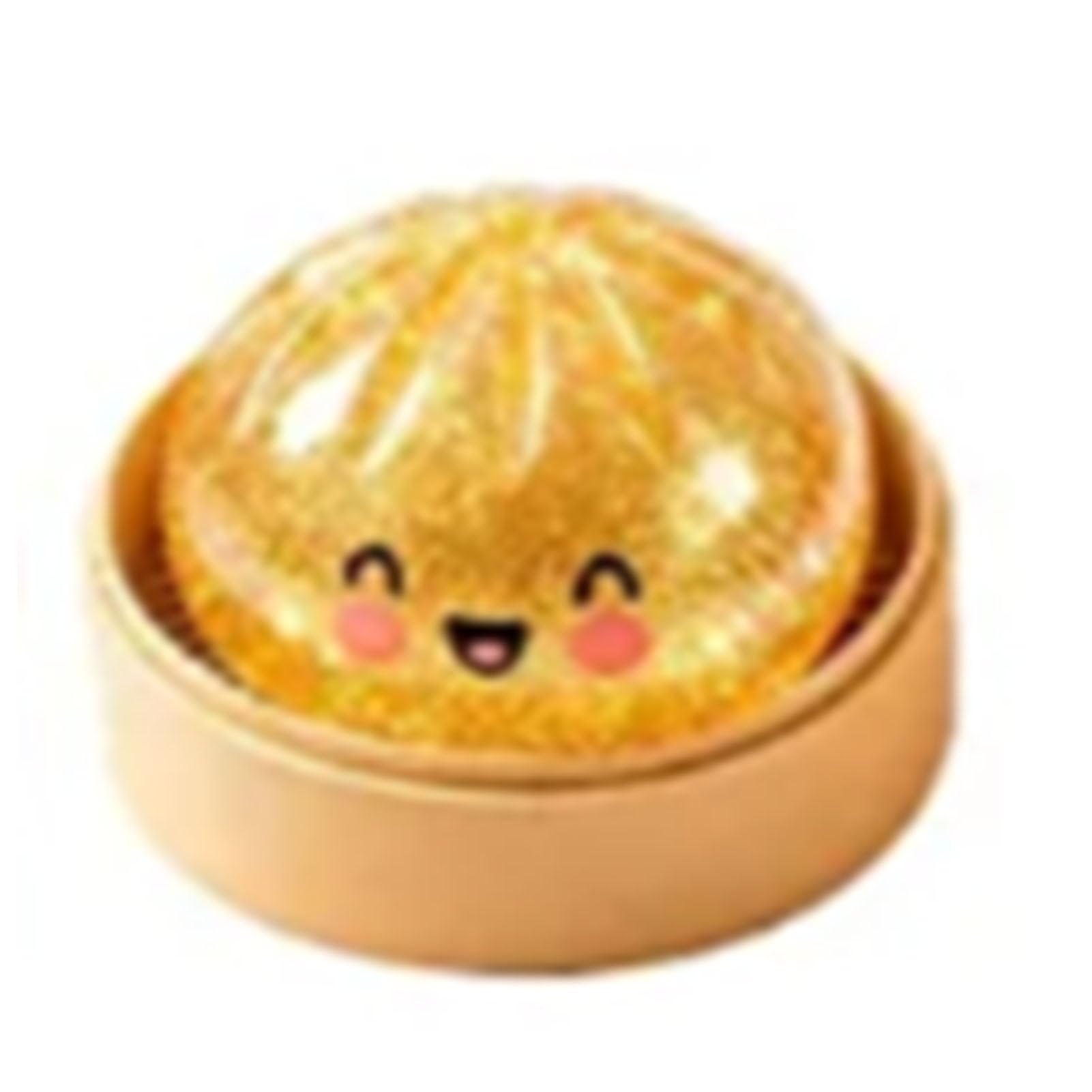 Elprico Pallina Antistress Panino TPR Glitter Oro 200g