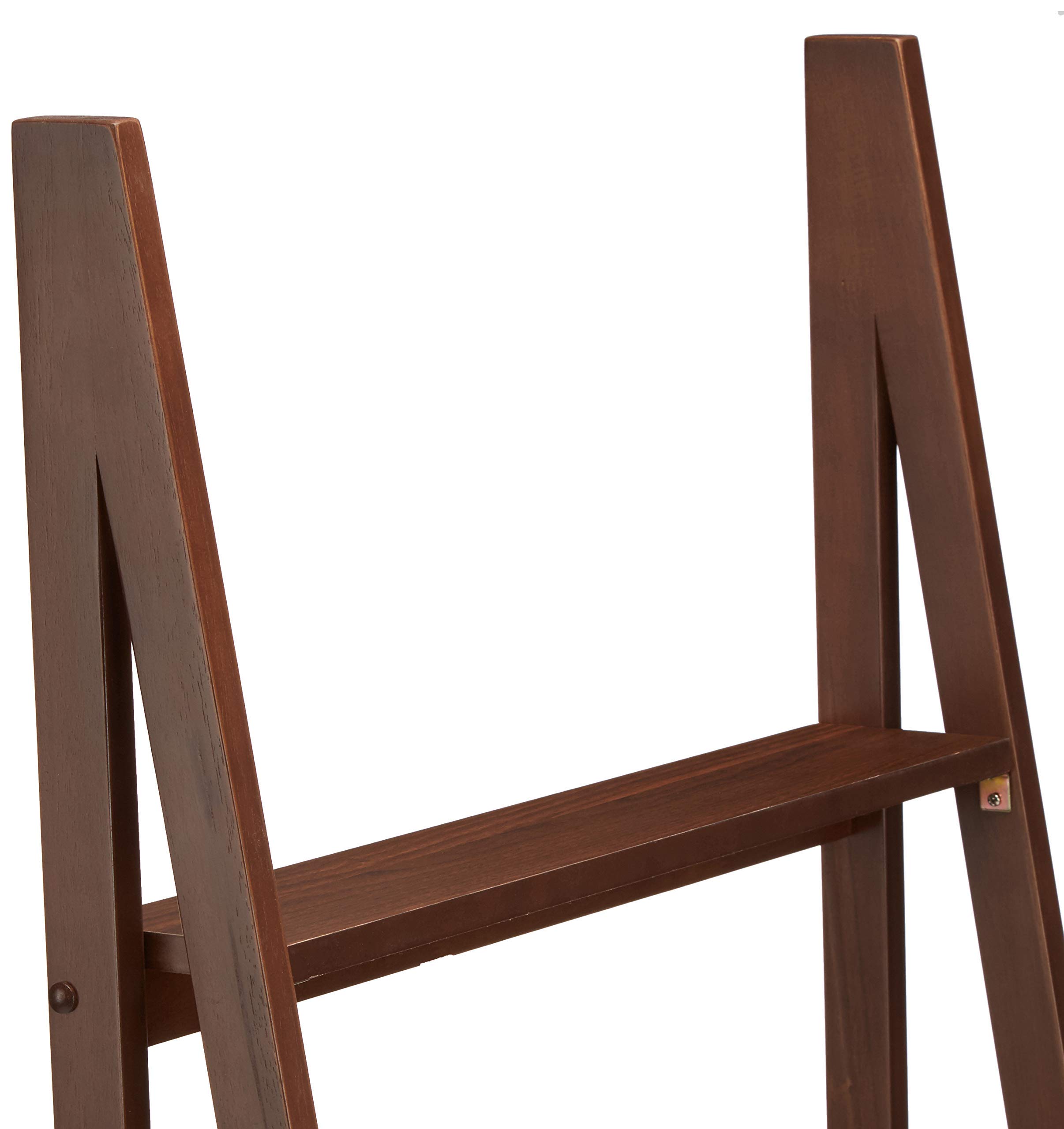 AmazonBasics Libreria Scala 5 Ripiani Legno Noce