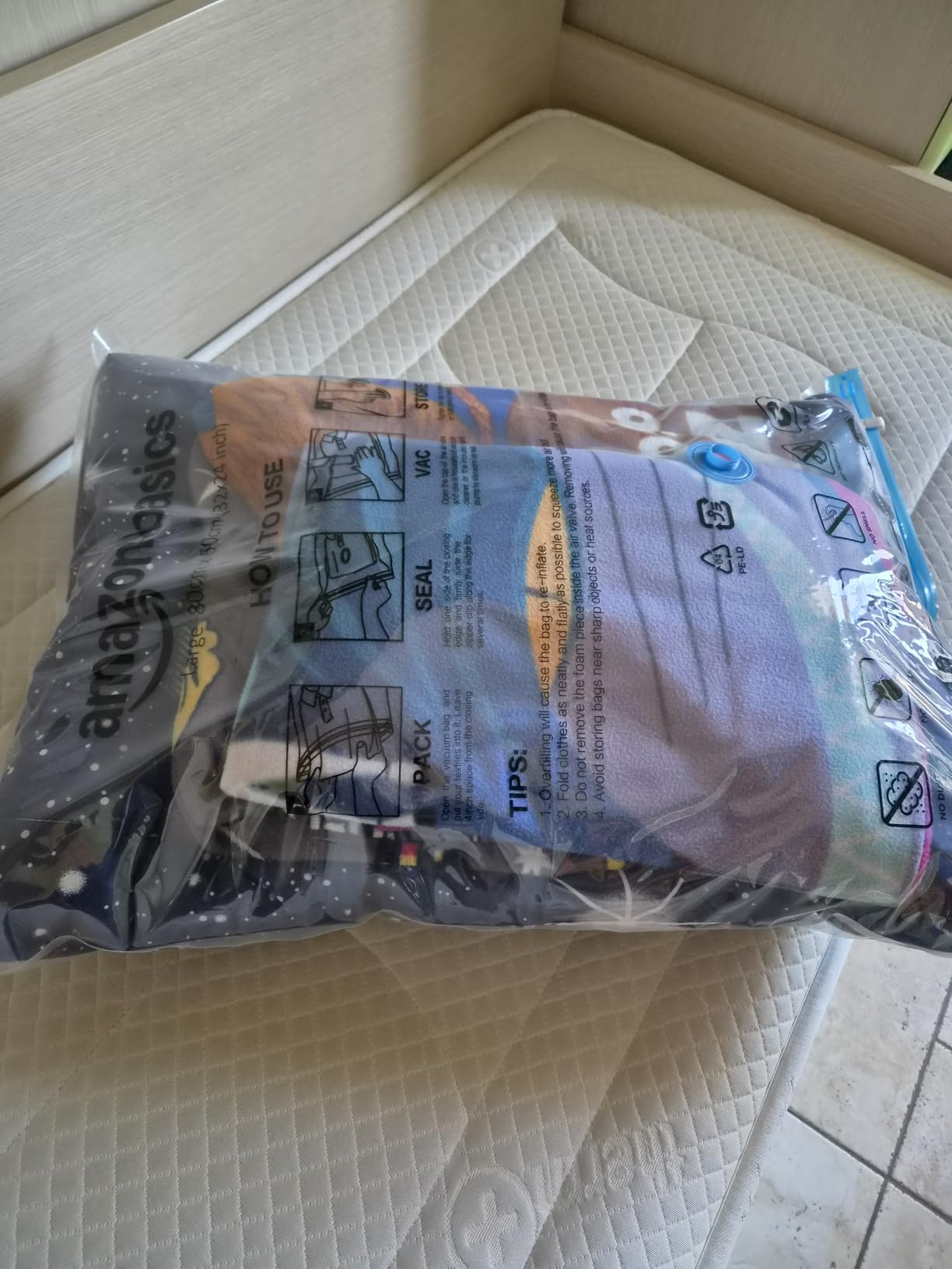 Amazon Basics sacchetti sottovuoto combo 6 pezzi con pompa