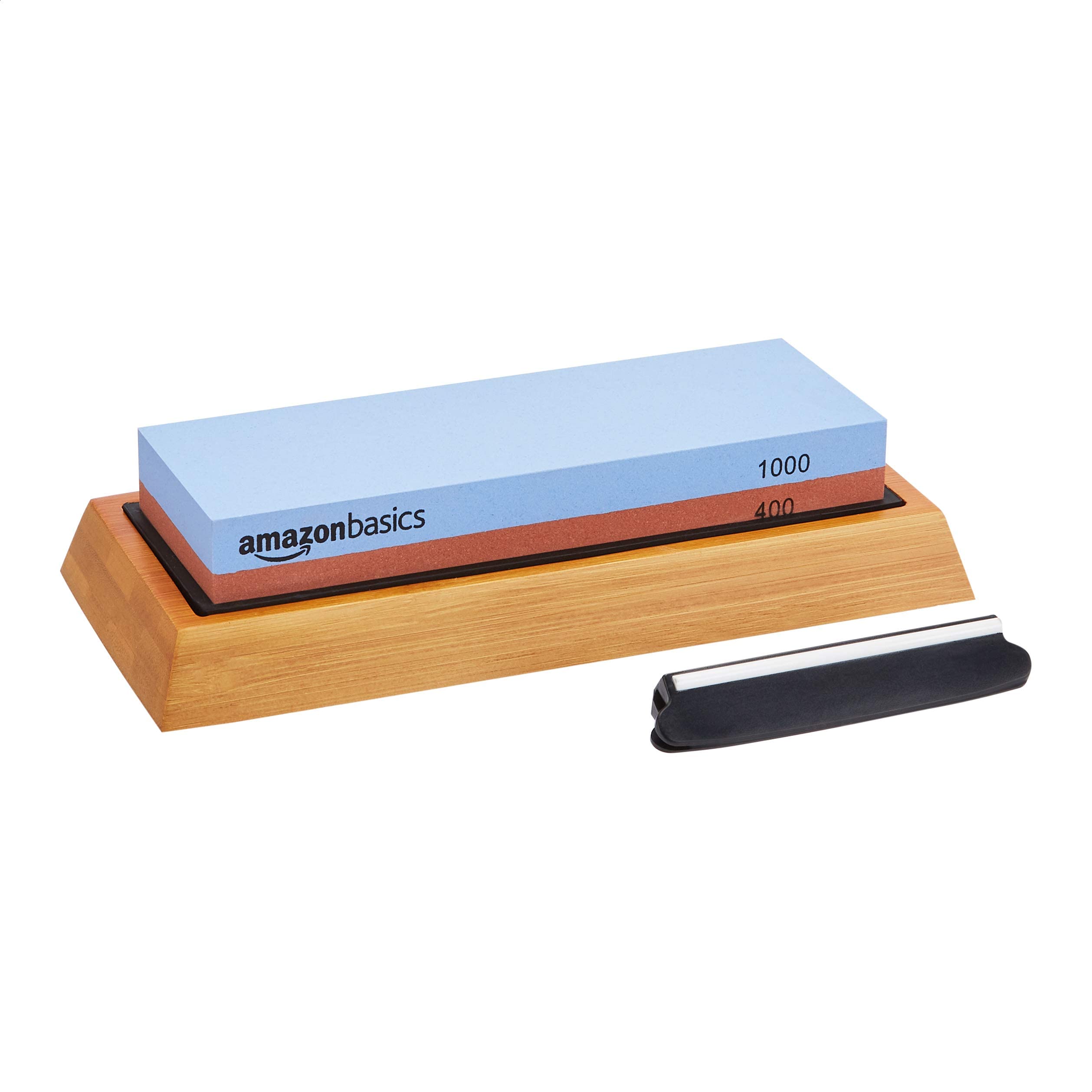 AmazonBasics 1000/6000 Pietra Affilacoltelli Doppia Faccia