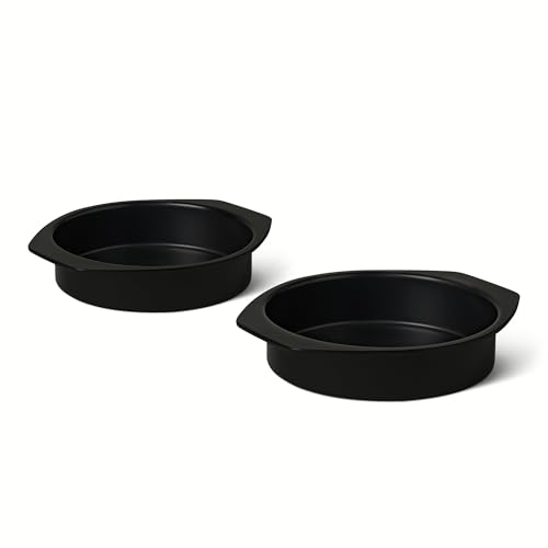 Amazon Basics tortiera rotonda antiaderente 23 cm set 2 pezzi