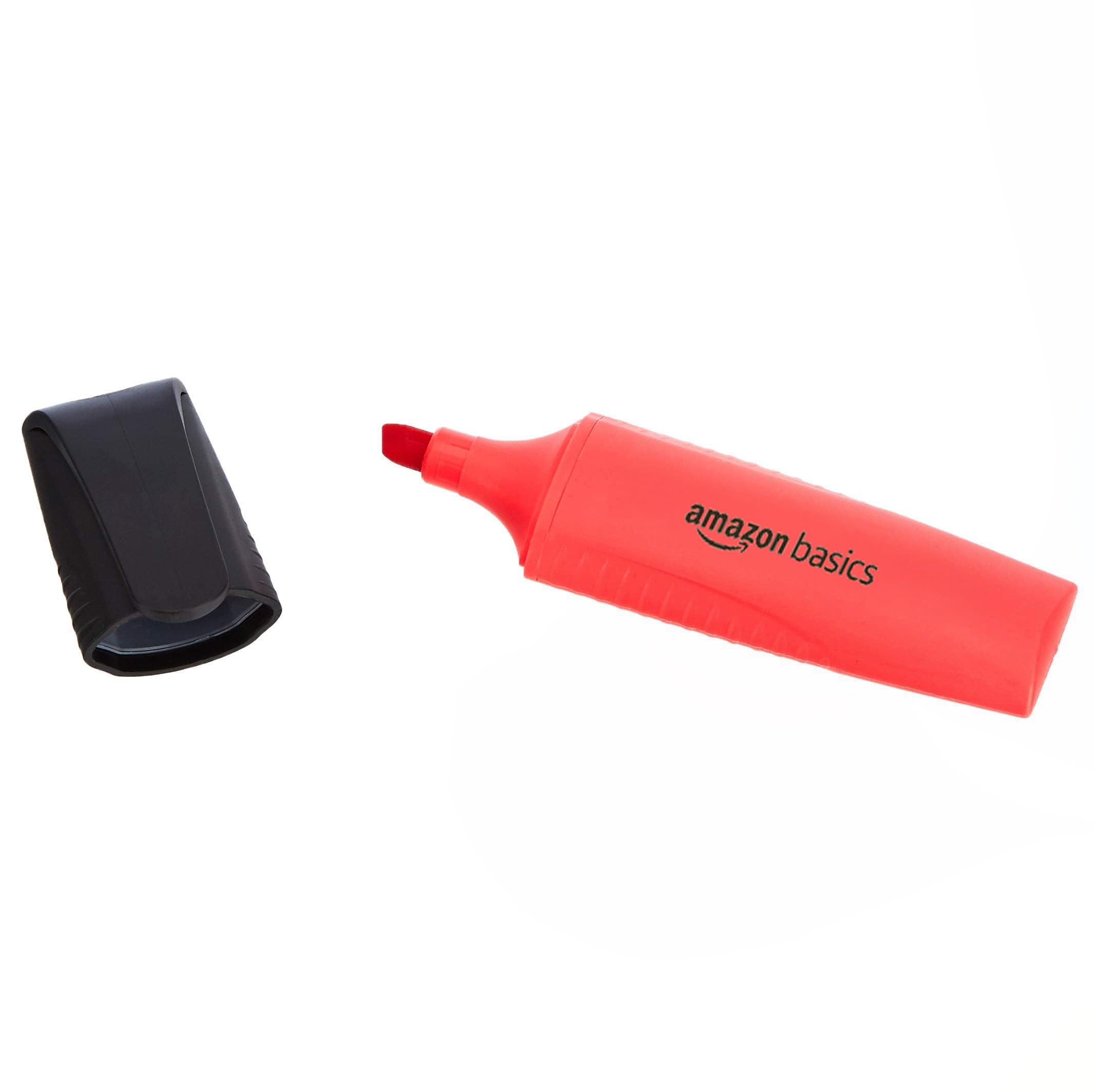 Amazon Basics evidenziatori punta a scalpello 8 pezzi multicolore