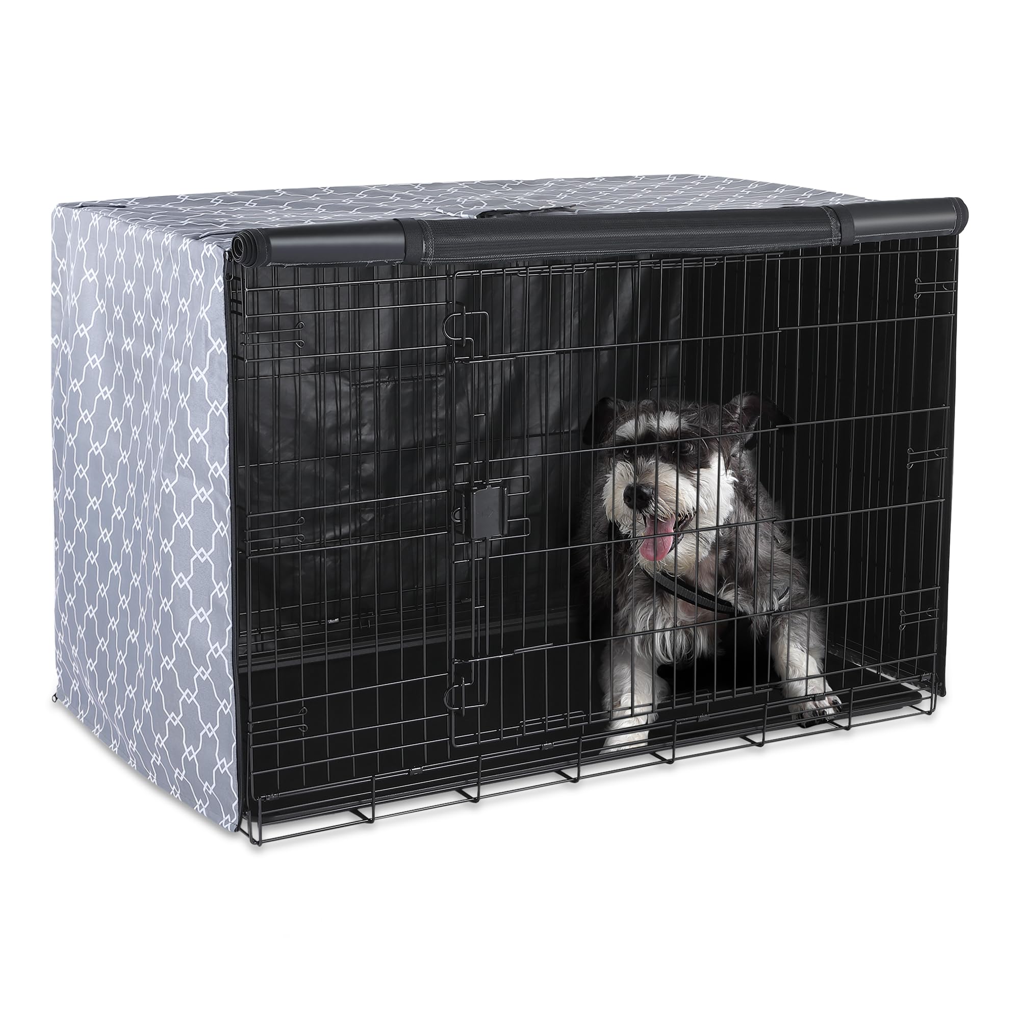 Amazon Basics Copertura Gabbia Cani 122 cm Motivo Poliestere