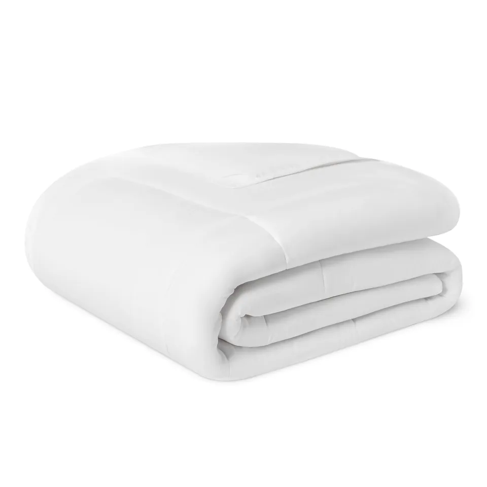 Amazon Basics Piumino Matrimoniale 4 Stagioni 220x240 Bianco 300 gsm