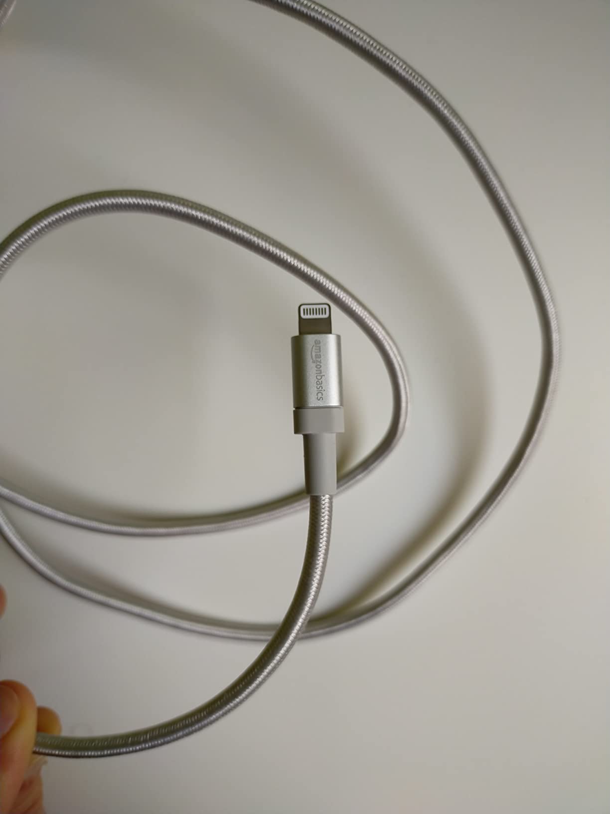 Amazon Basics Cavo USB-C Lightning 1,8 m Grigio Scuro MFi