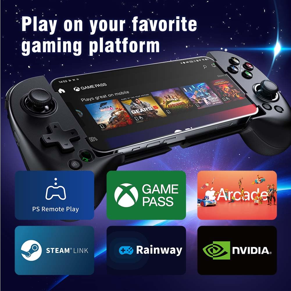 ShanWan controller smartphone nero Bluetooth Android iOS