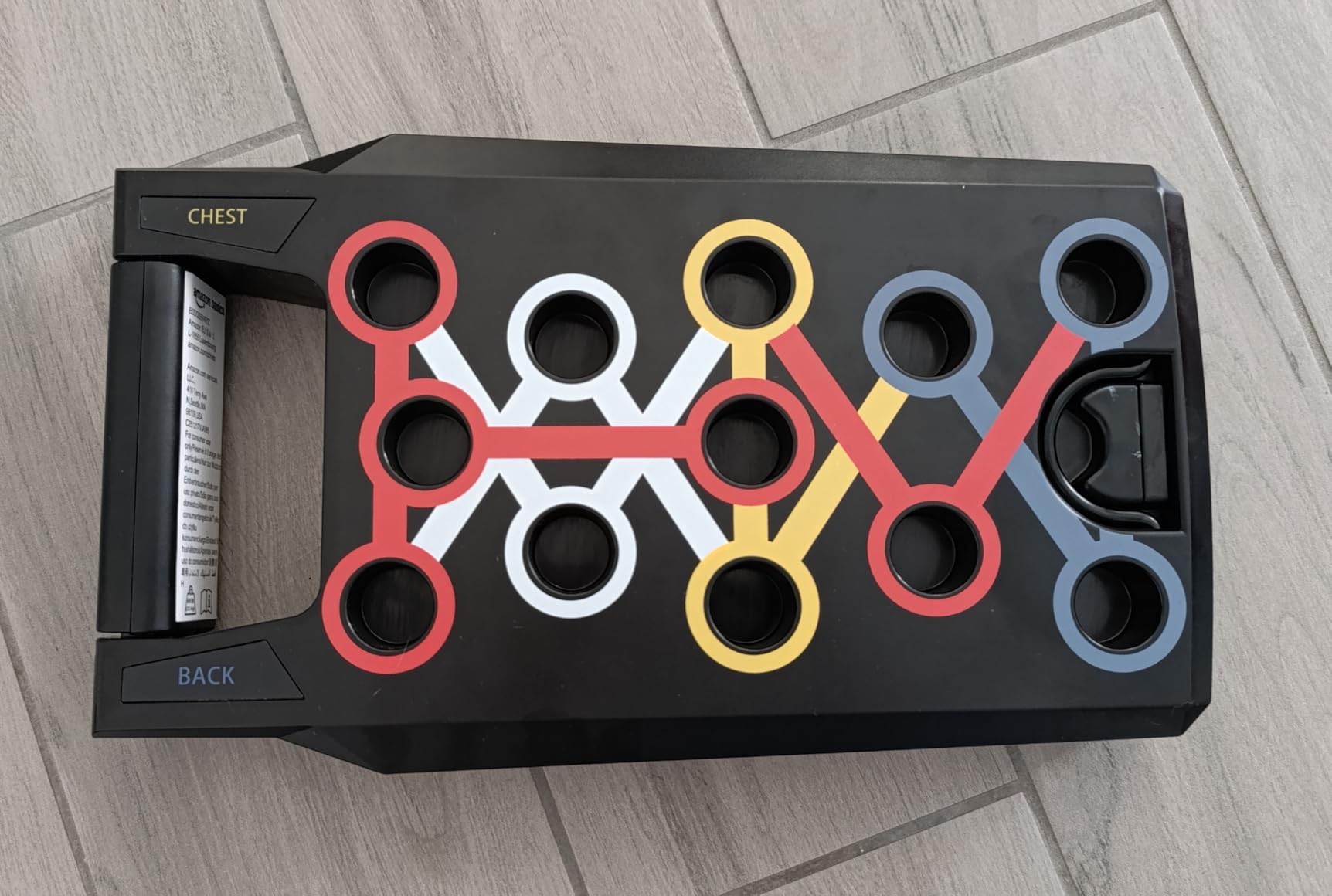 Amazon Basics tavola flessioni 24 in 1 con maniglie pieghevole
