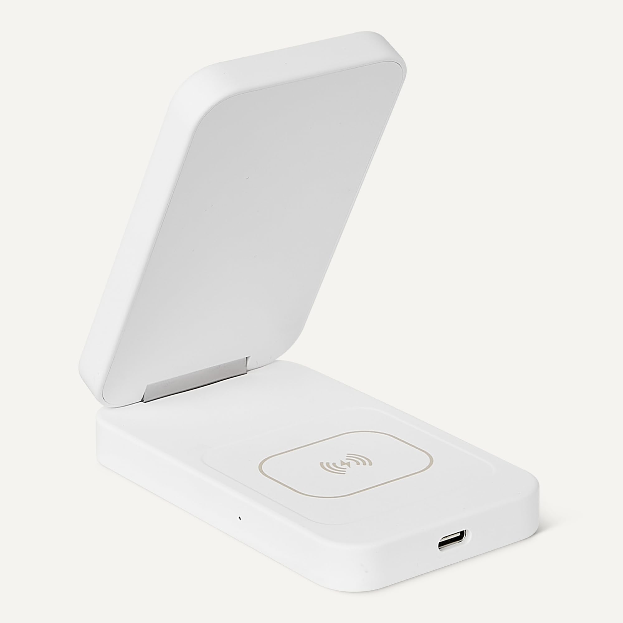 Amazon Basics Stazione Ricarica Wireless 2in1 25W Bianco