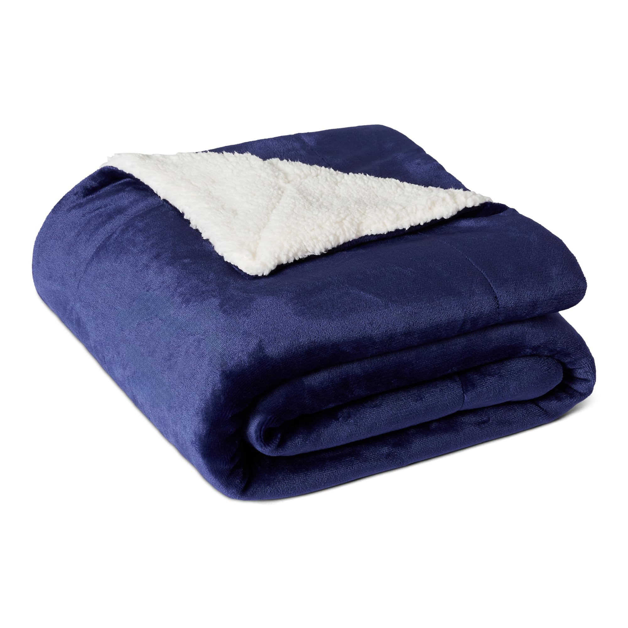 Amazon Basics coperta sherpa marrone 127x152 reversibile