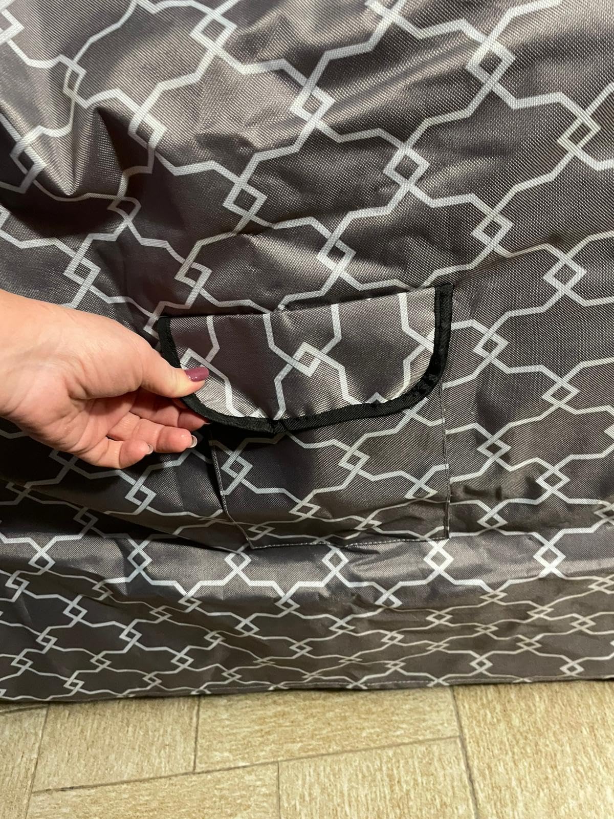 Amazon Basics Copertura Gabbia Cani 122 cm Motivo Poliestere