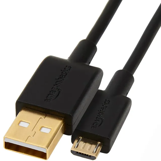 AmazonBasics Cavo USB 2.0 Micro USB 0,9m Nero Confezione da 1