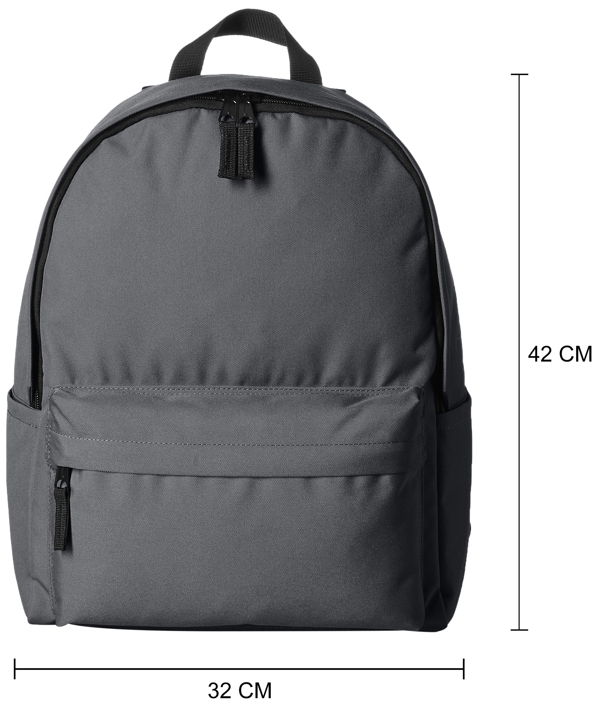 AmazonBasics Zaino Classico Grigio Leggero Set 4 Pezzi