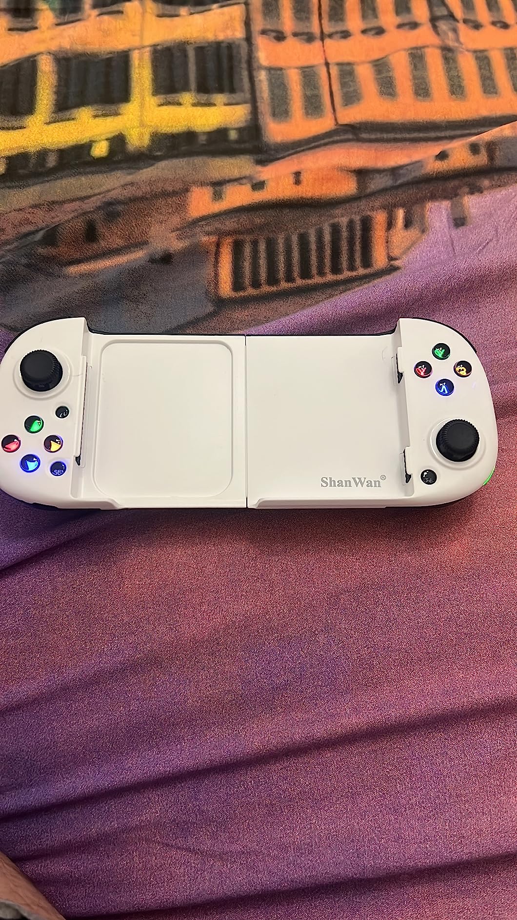 ShanWan Controller Mobile Bluetooth Bianco per Android iOS