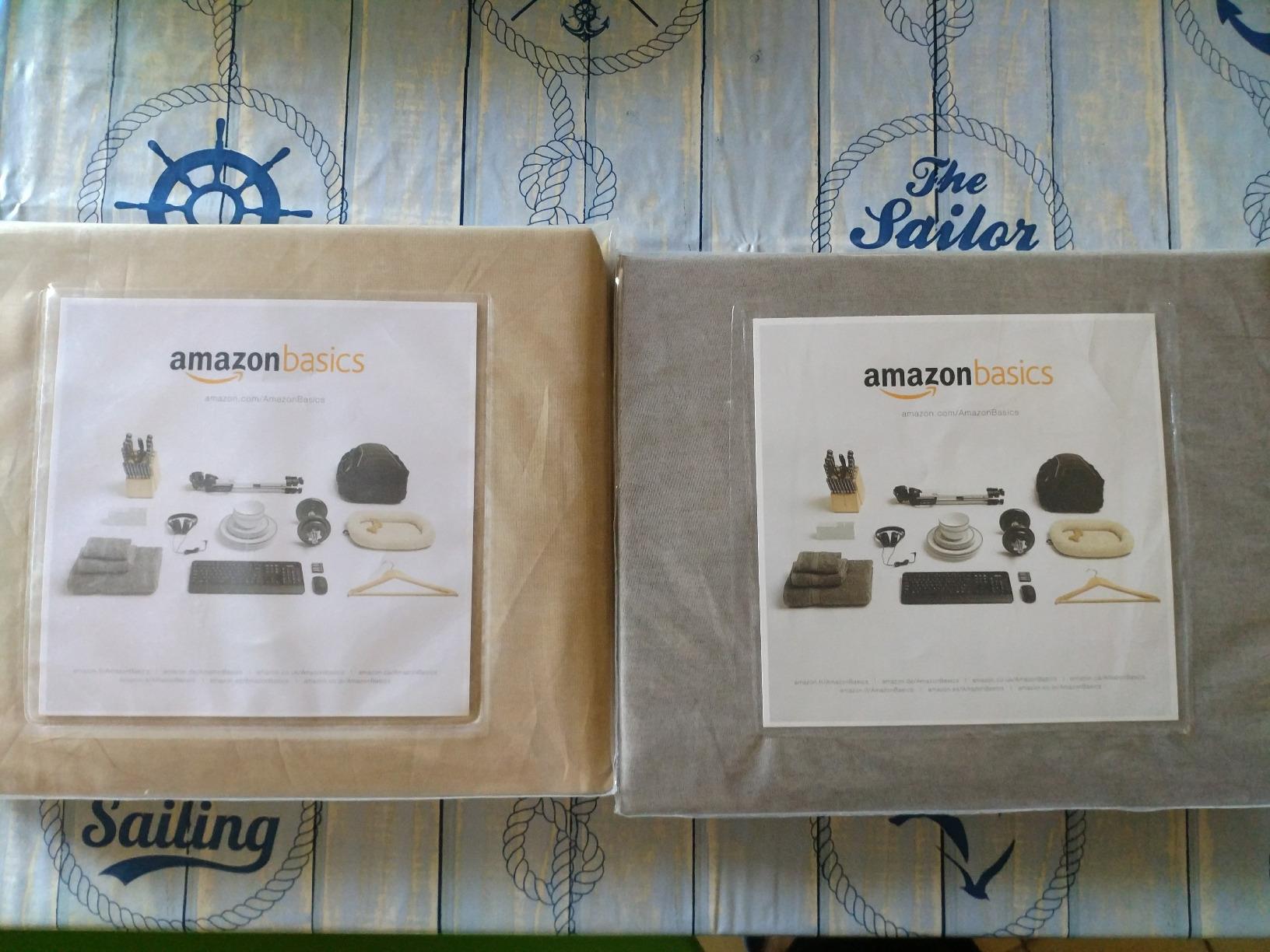 AmazonBasics Lenzuolo con Angoli 160x200 Bianco Cotone