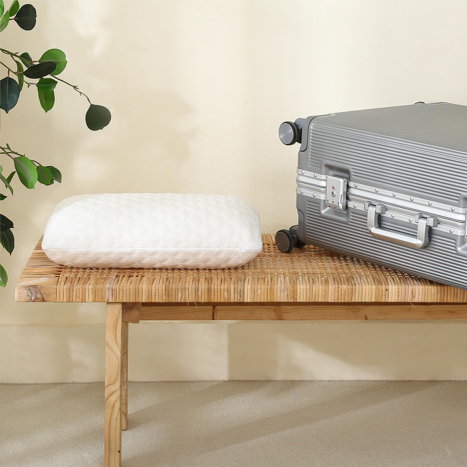 Amazon Basics Cuscino Viaggio Memory Foam 42x24 cm