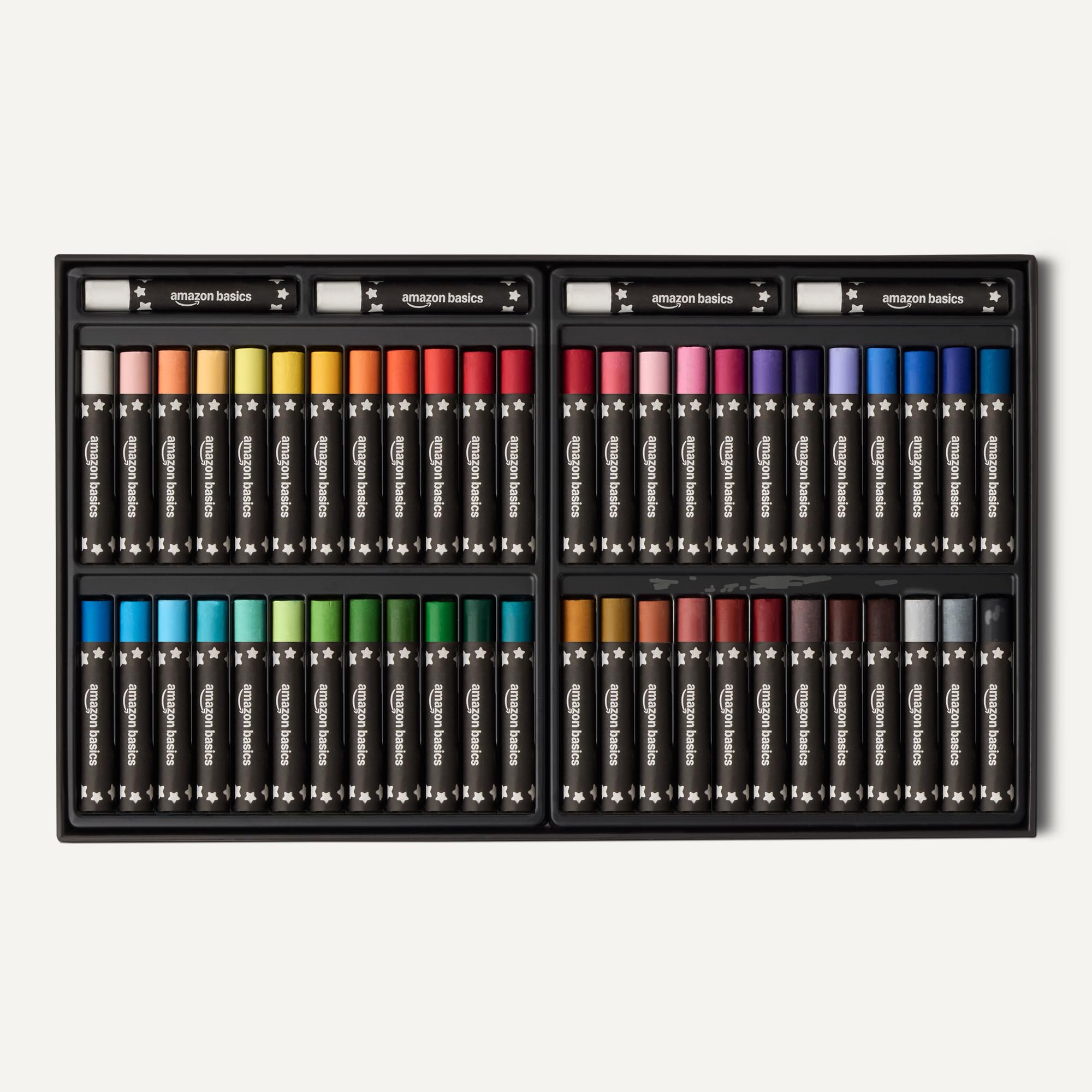 Amazon Basics pastelli a olio morbidi 48 colori per artisti