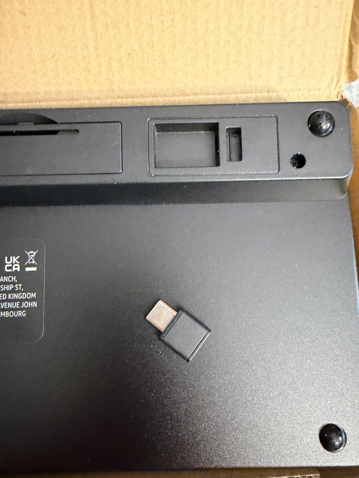 Amazon Basics Tastiera wireless bluetooth nera 2,4G