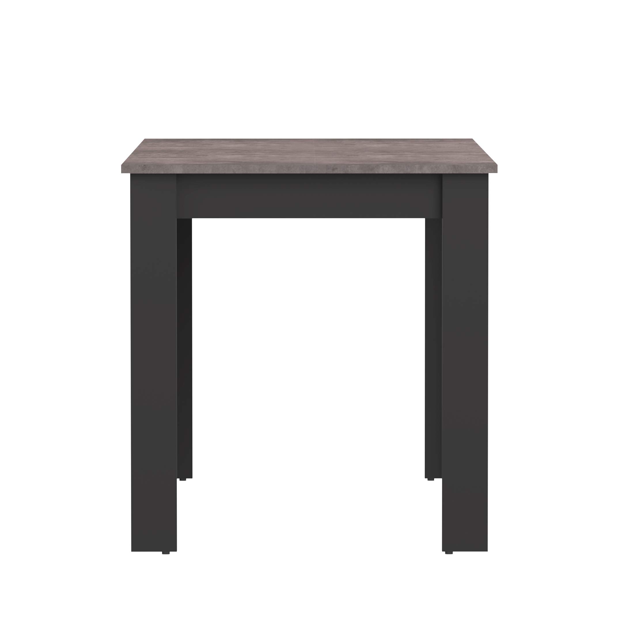 Amazon Basics tavolo da pranzo 110x70 nero 6 posti melaminico