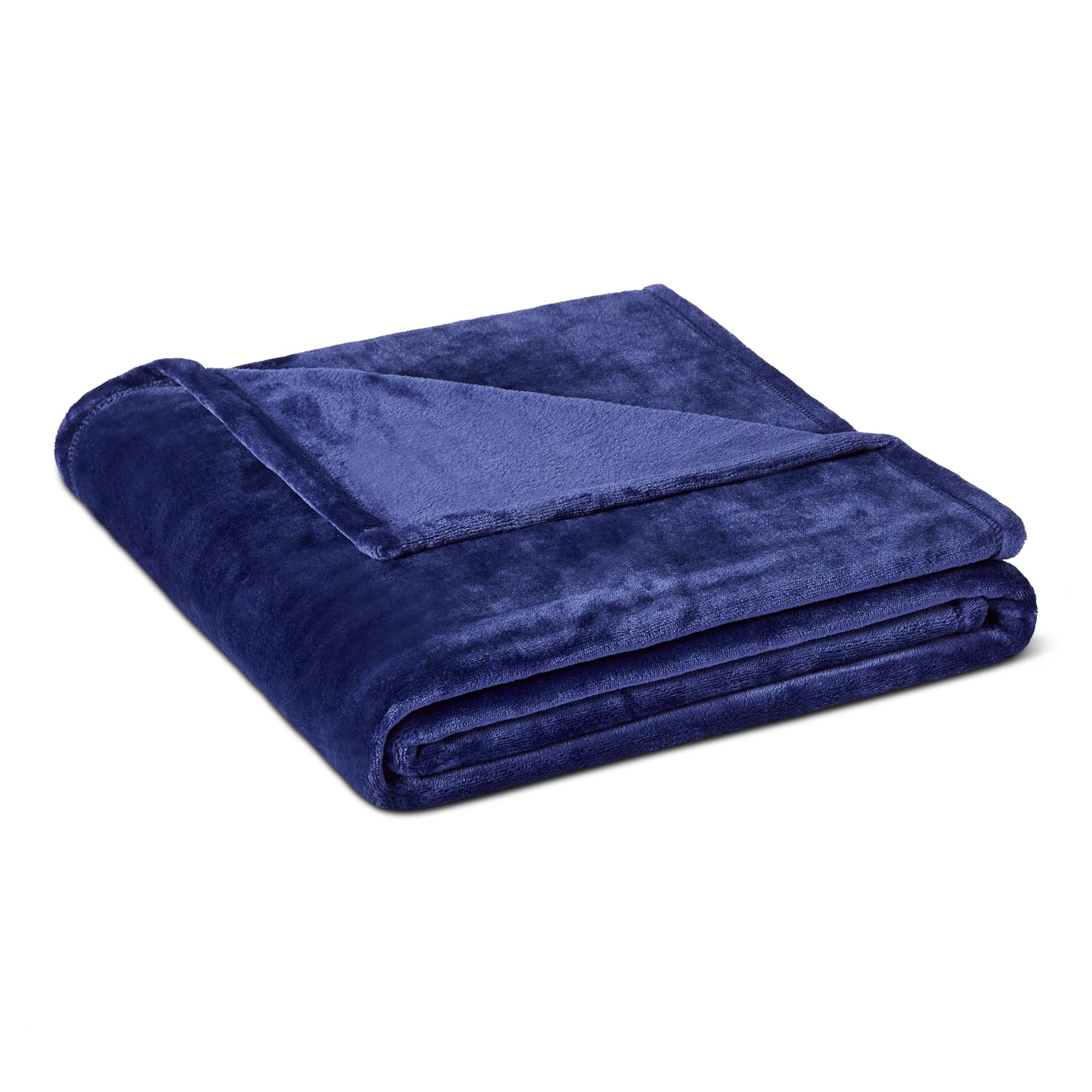 Amazon Basics coperta in pile grigio scuro 127x152 cm morbida