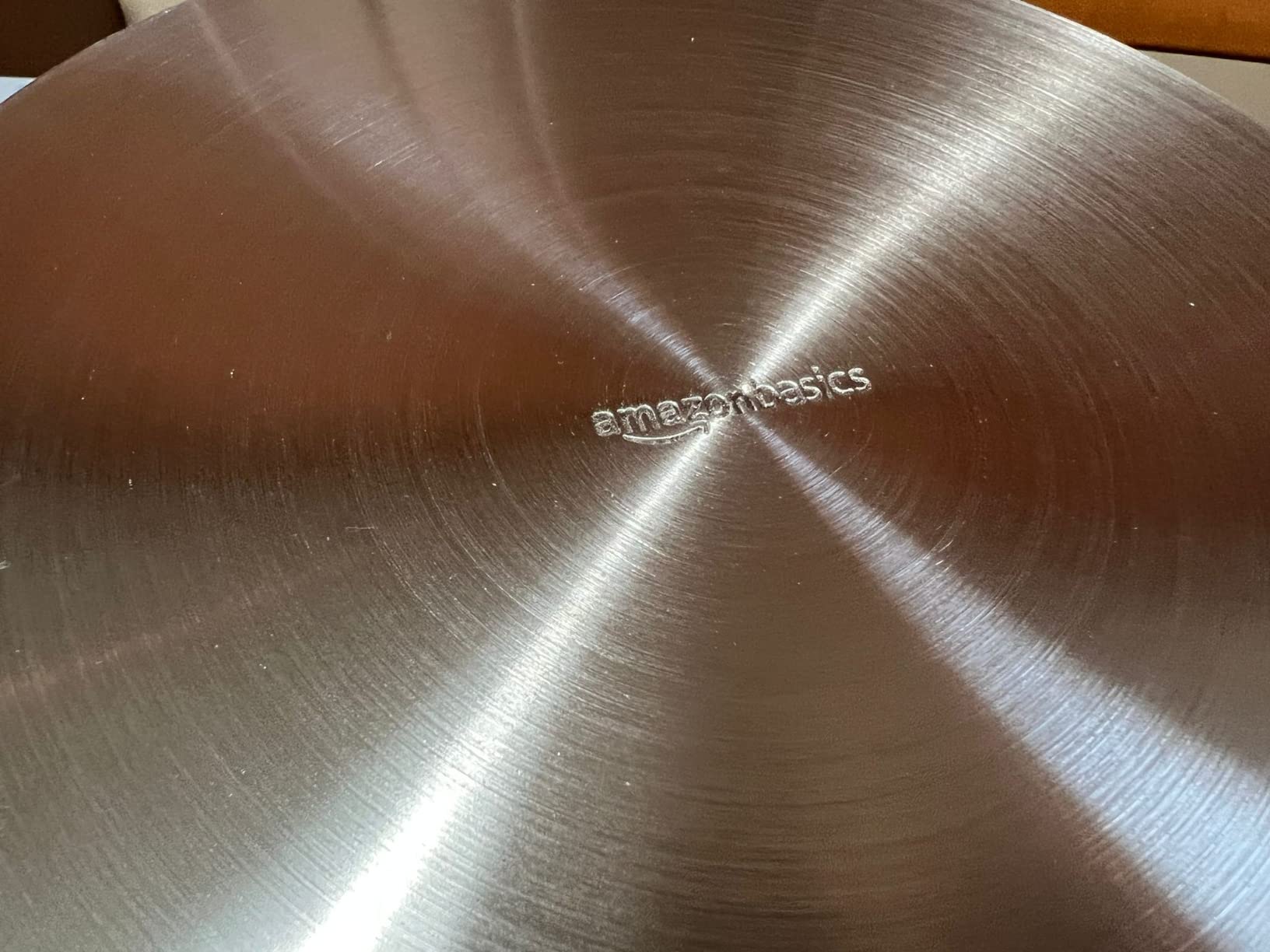 Amazon Basics Pentolone Acciaio Inox 7,6 L con Coperchio Vetro