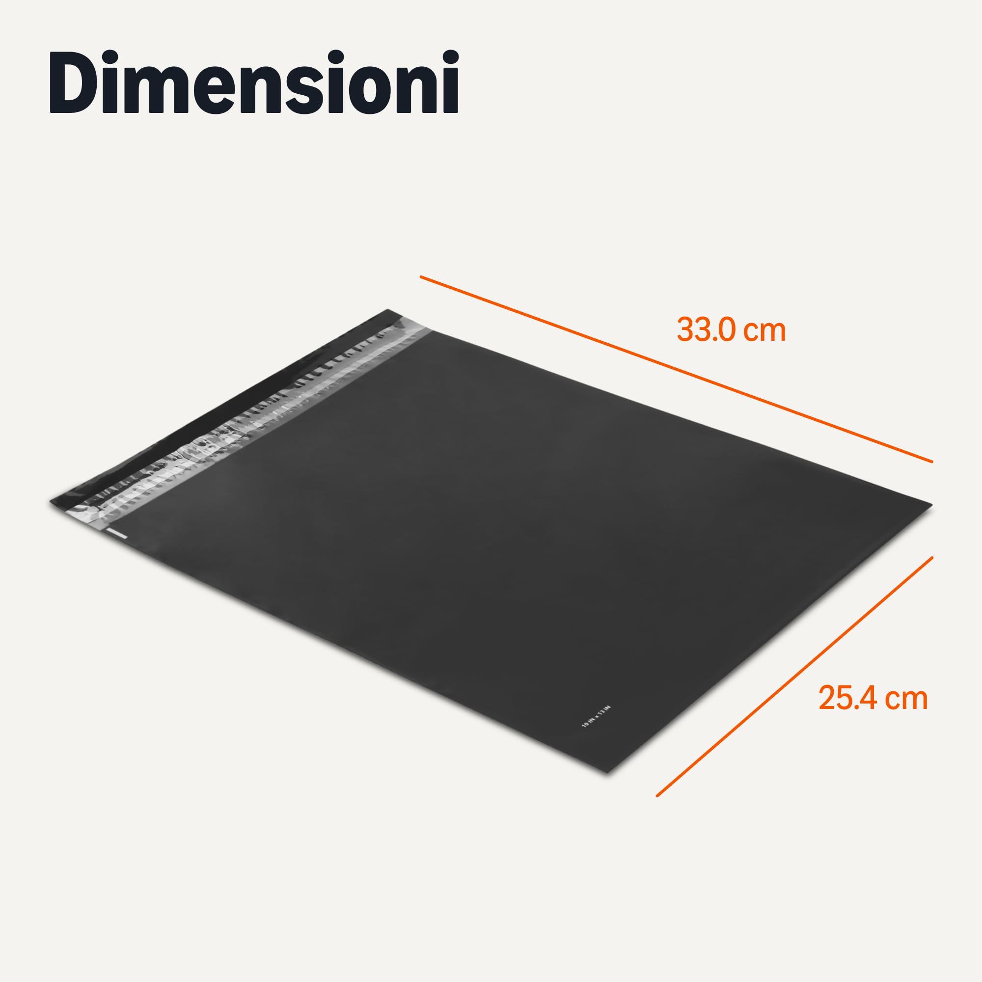 Amazon Basics Buste Spedizione Nere 25,4x33cm Confezione 100