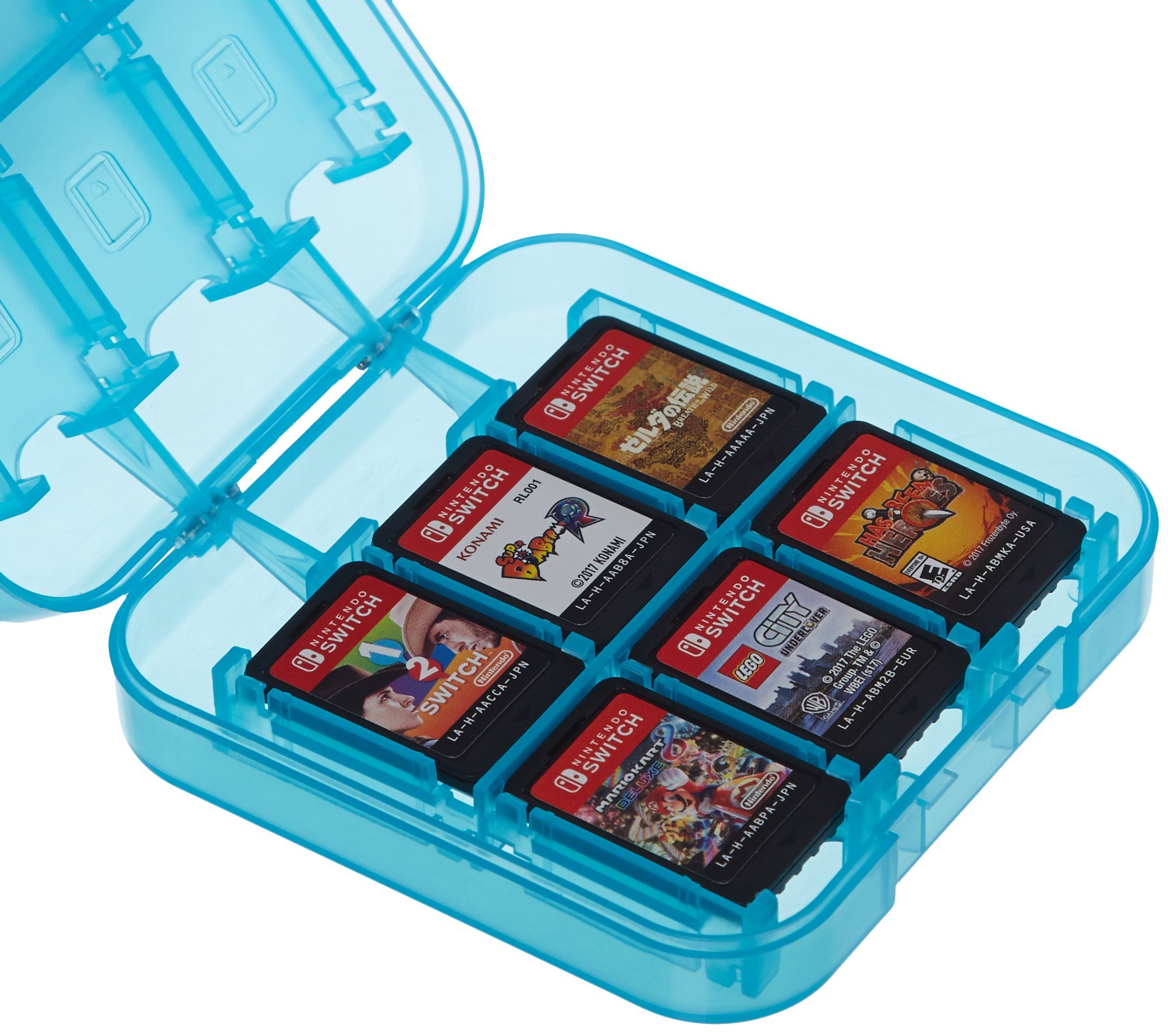 AmazonBasics Custodia Cartucce Nintendo Switch Nero 24 Giochi