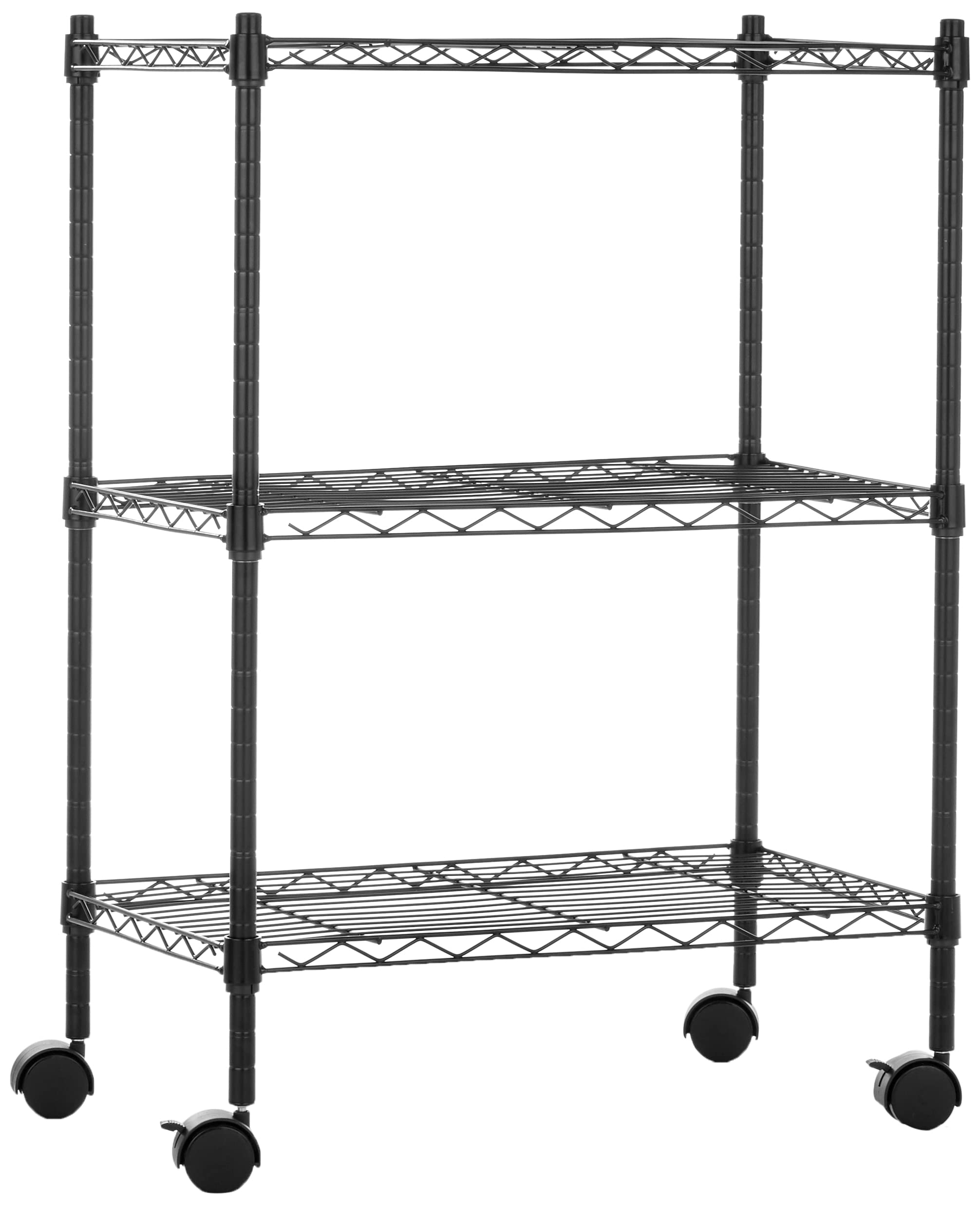Amazon Basics Scaffale 5 Ripiani 36x91x183 cm Nero 795 kg