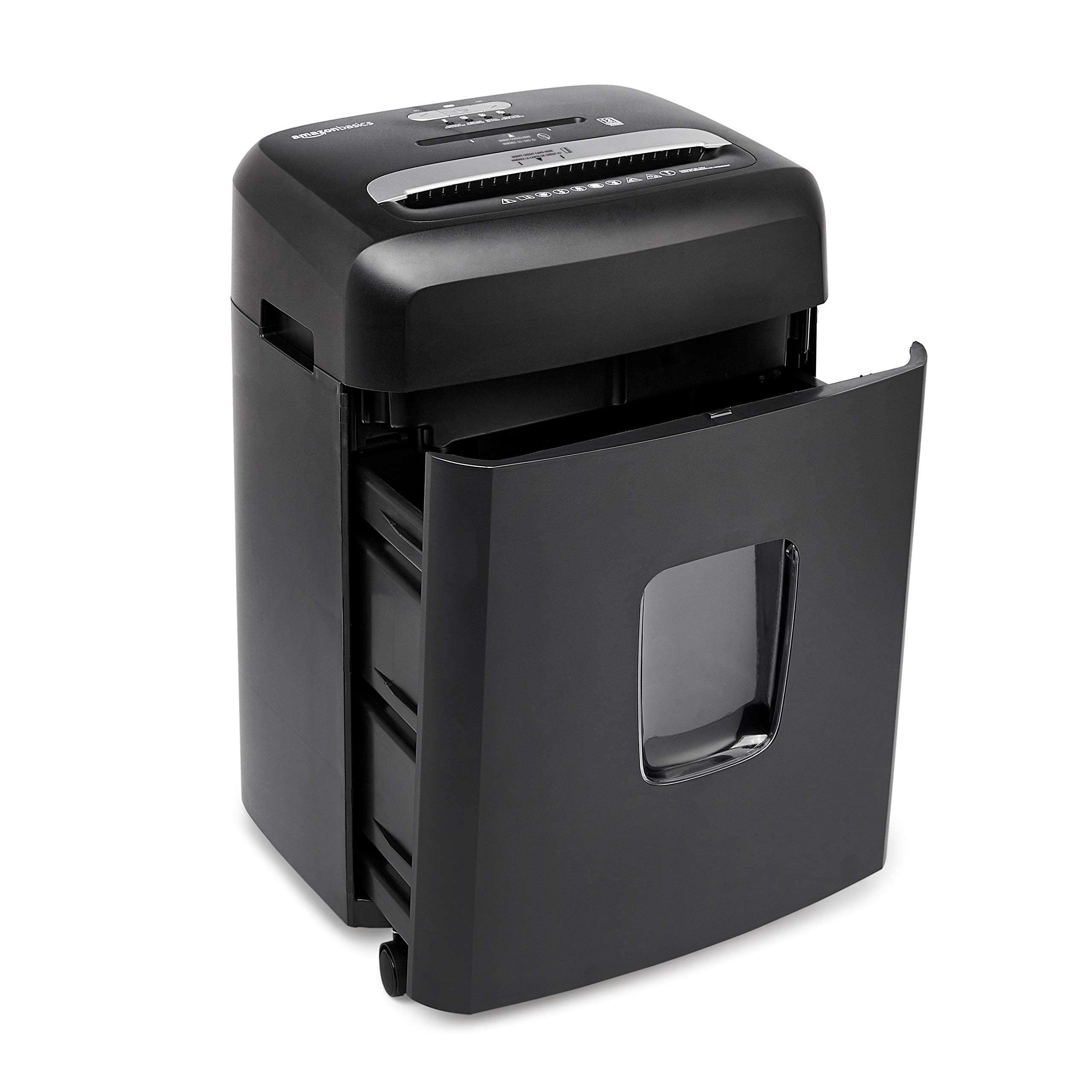 Amazon Basics Distruggidocumenti 12 Fogli Microframmenti P-4
