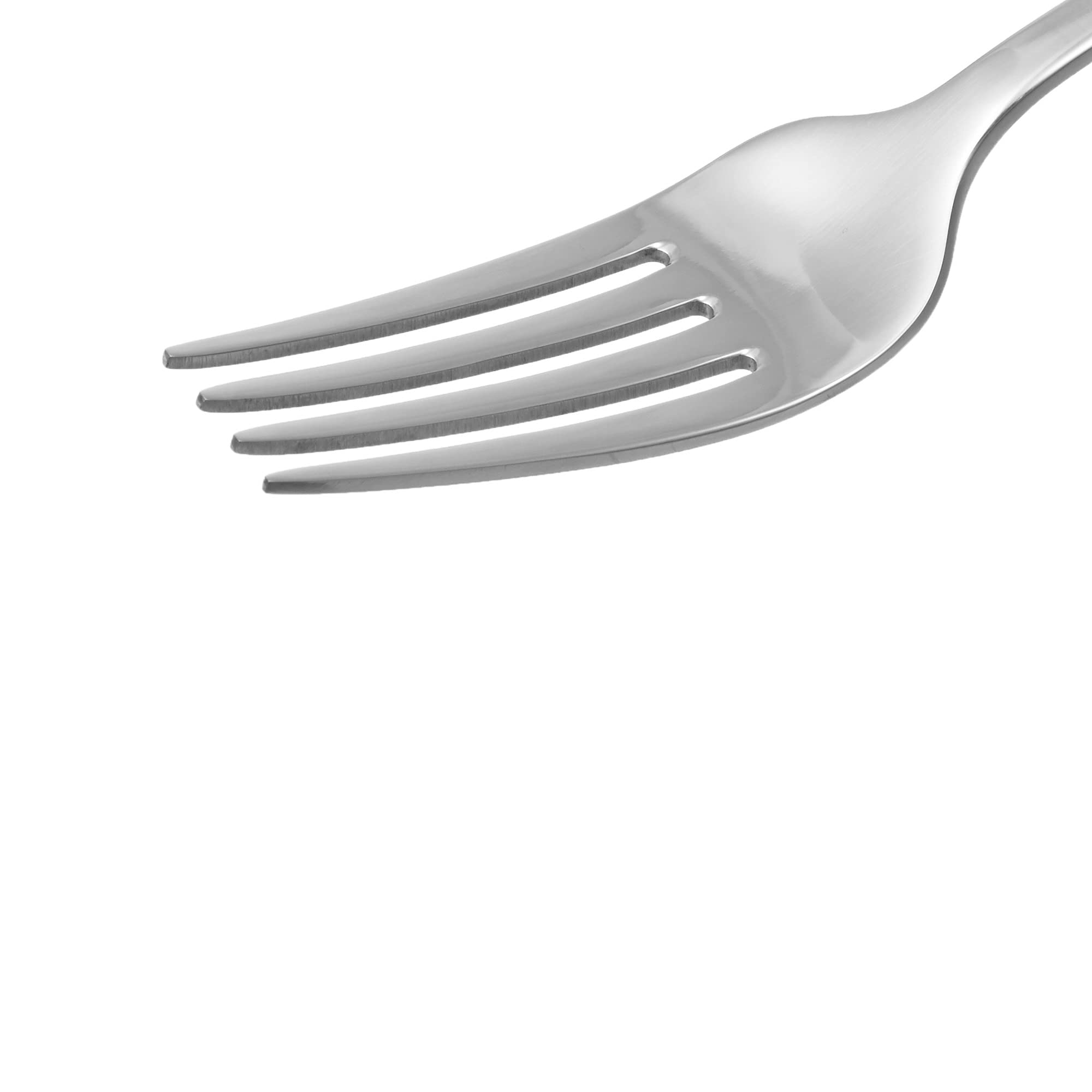 Amazon Basics Forchette Acciaio Inox 12 pezzi smerlate