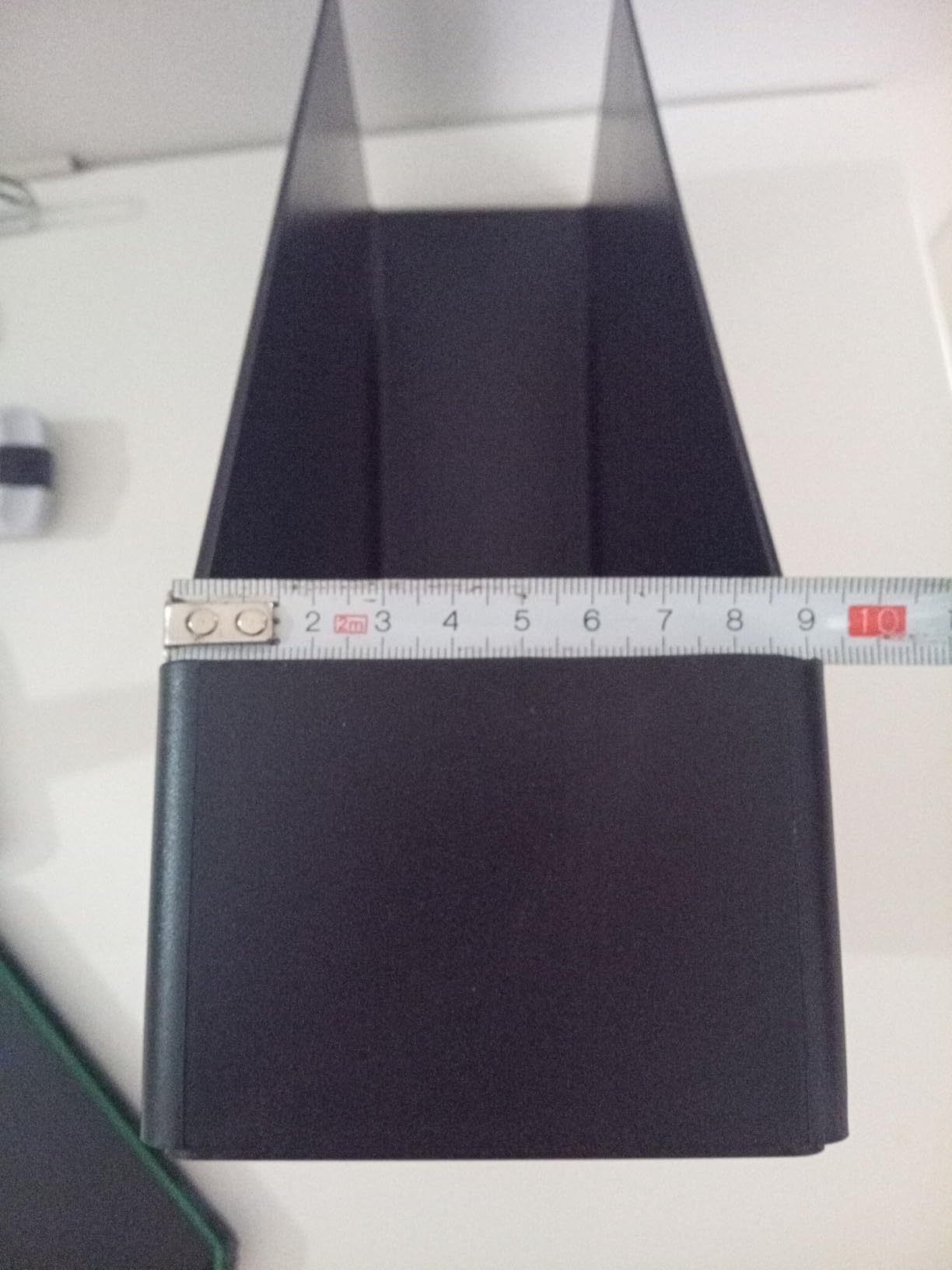 Amazon Basics Portariviste Verticale Nero 2 Pezzi Plastica