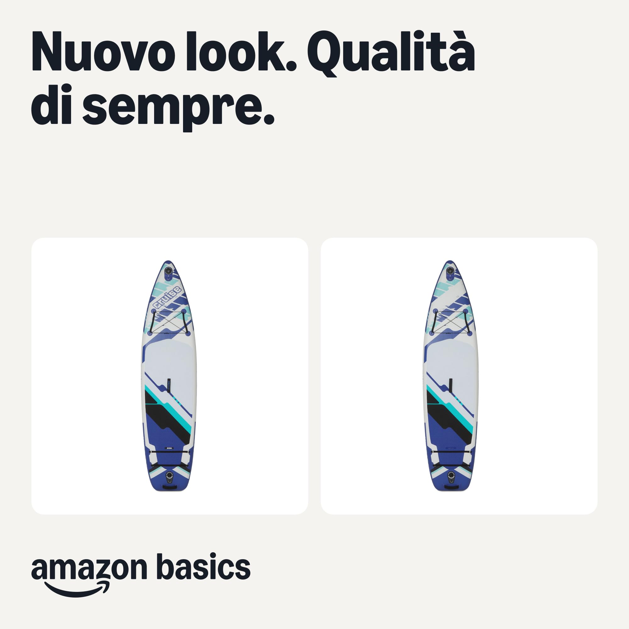 Amazon Basics SUP gonfiabile 335 cm blu con kit
