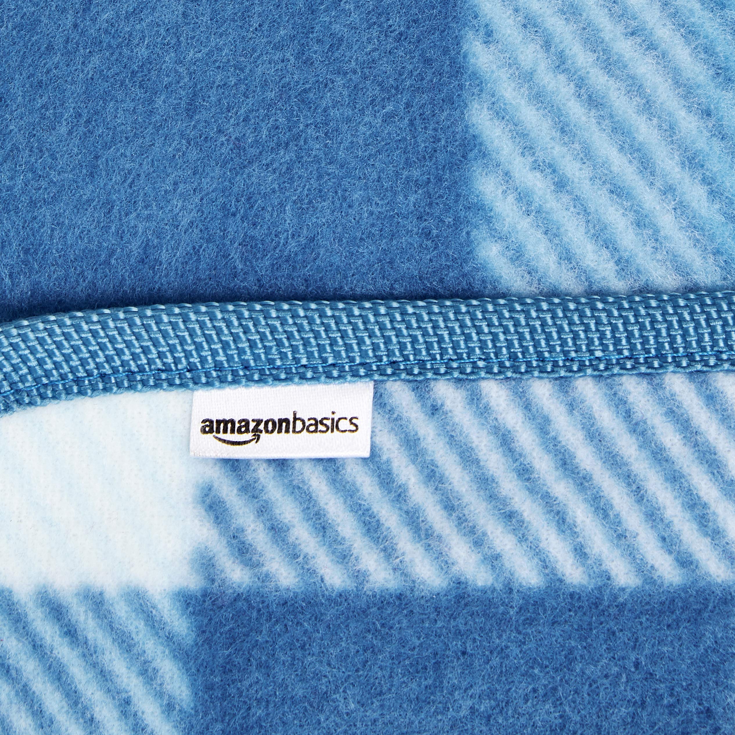 AmazonBasics Coperta Picnic 175x200 cm Blu Impermeabile
